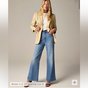 Jcrew Wide Leg Trouser 29 Tall